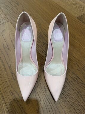 Dior Pale Pink Patent Pointed Toe Pumps